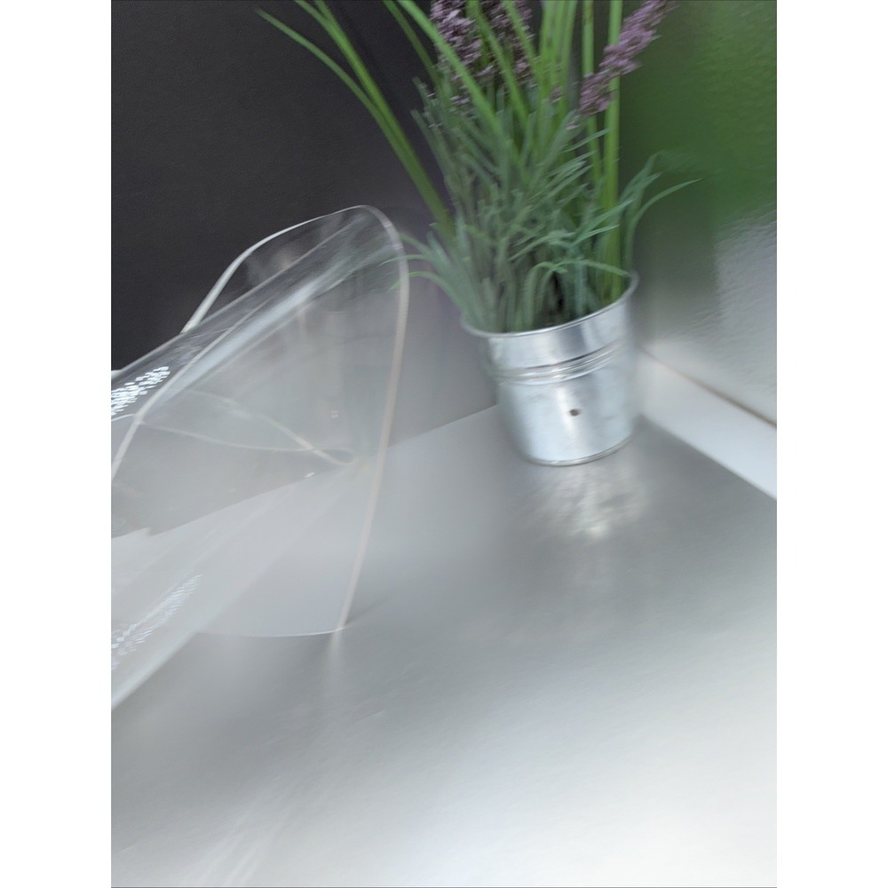 Huang‎ LUCITE ENVELOPE SHAPED VINTAGE MCM Acrylic Stand - Picture 4 of 10